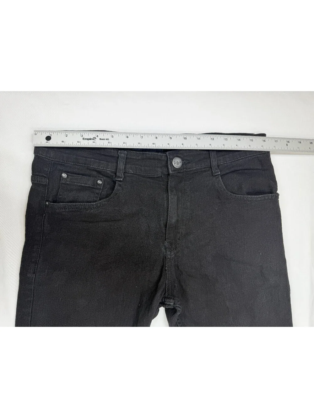 Day And Age Men's Jean Pants Slim Straight Denim Size 34 Black
